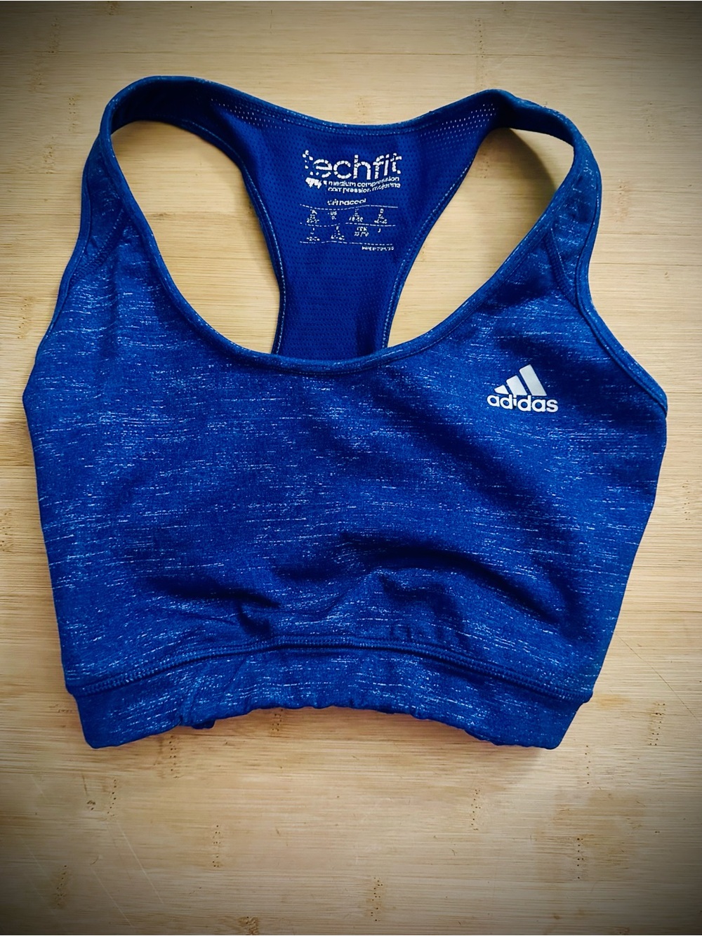 adidas Navy Blue Racerback Swim Sports Top